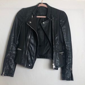 ✨Vegan Leather Moto Jacket✨